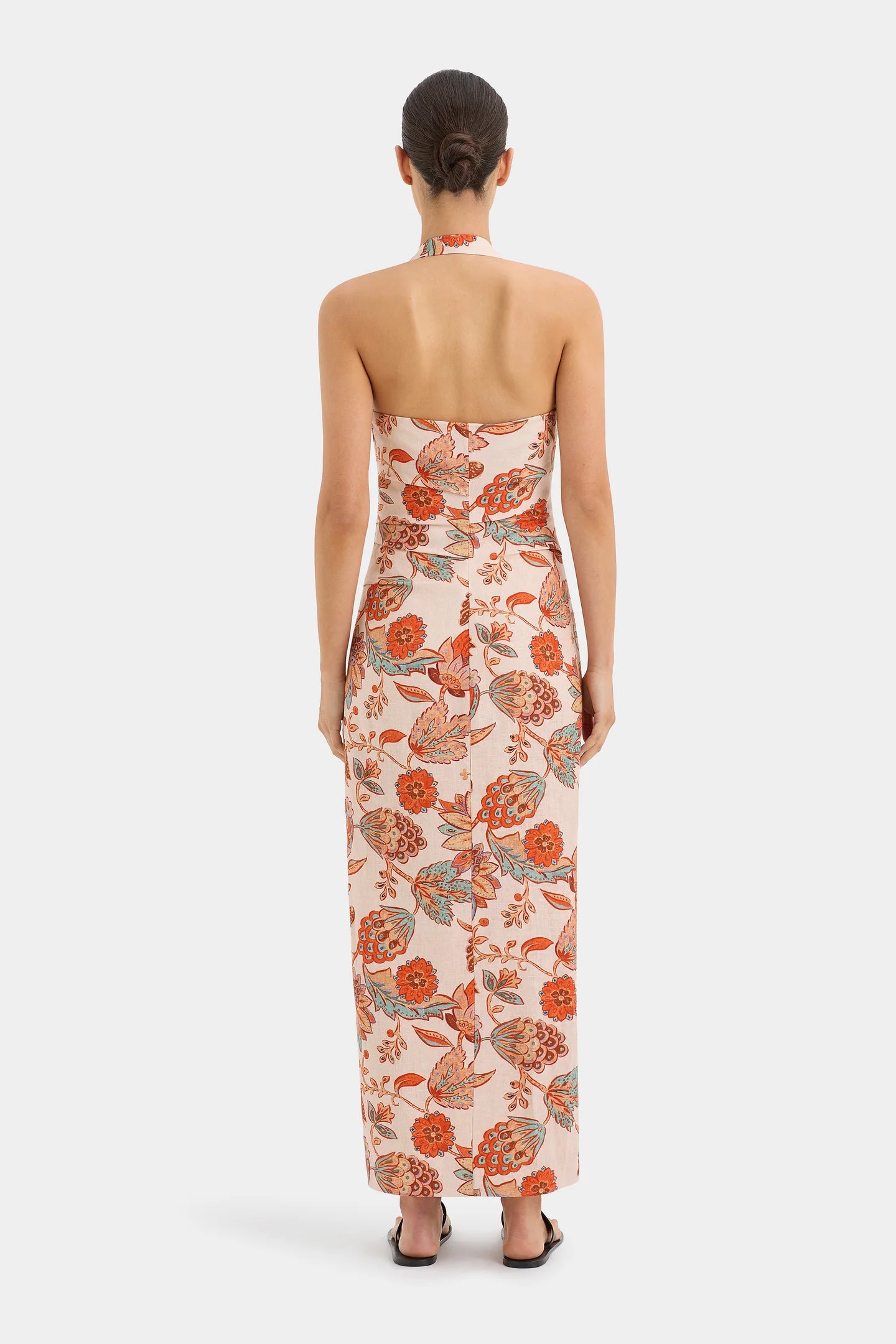 Sir The Label Noemi Halter Midi Dress Size 8