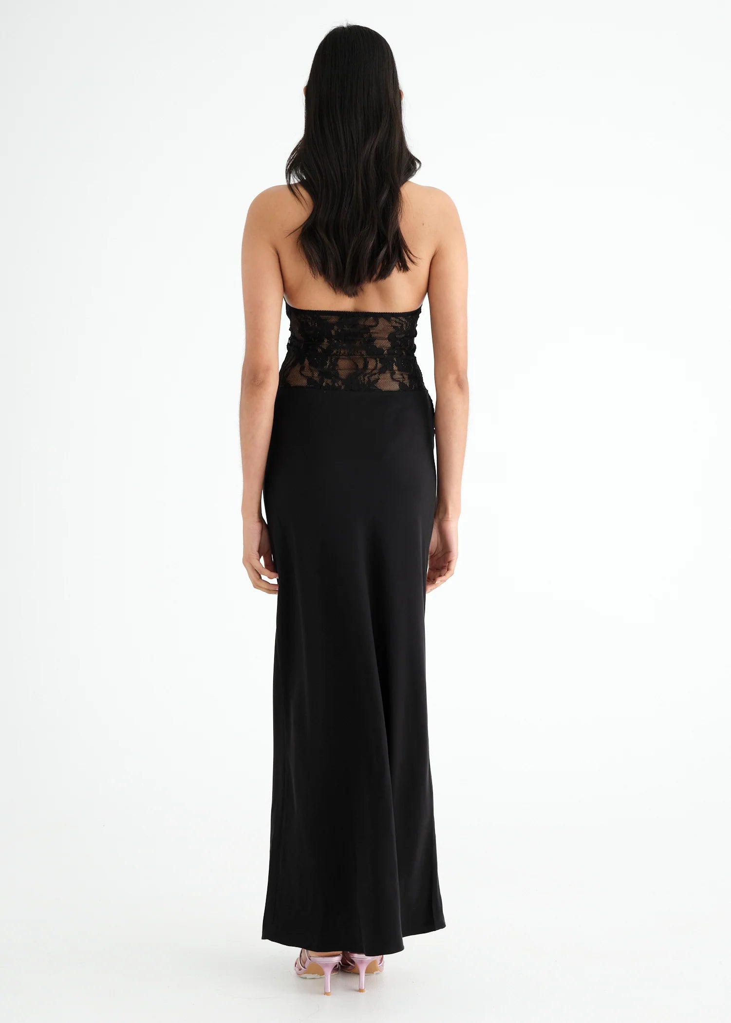 Benni Miko Maxi Dress Black Size 10