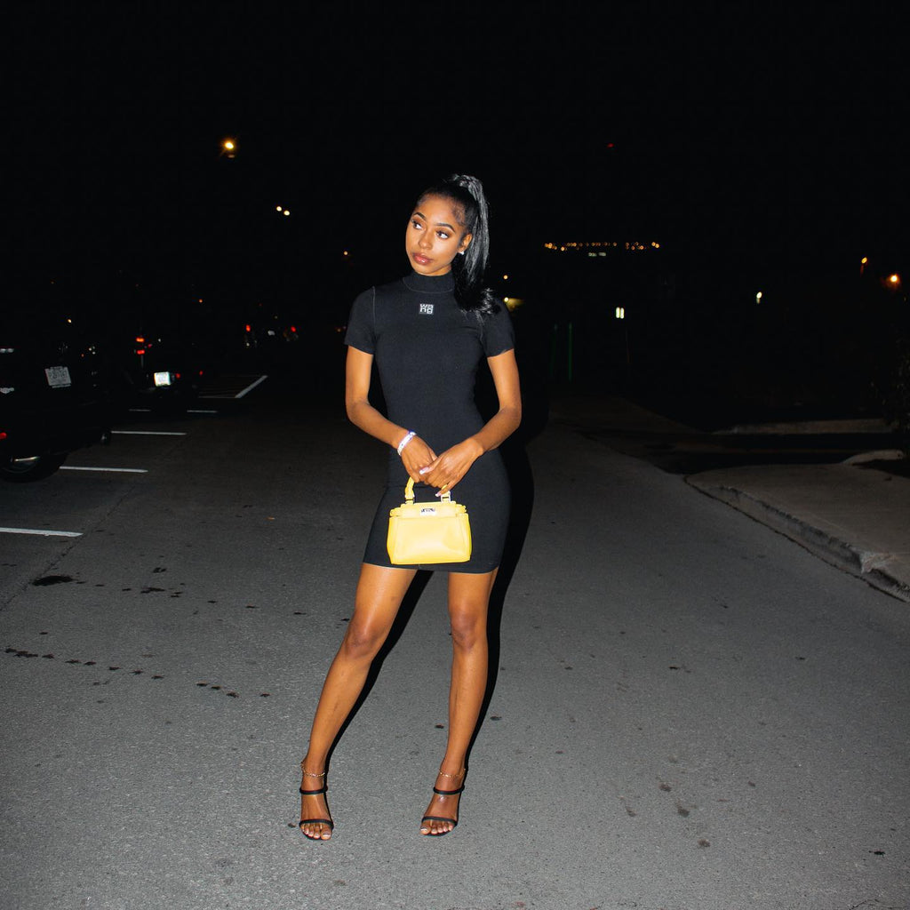 Alexander Wang Bodycon Crew Neck Tee Dress Size 6