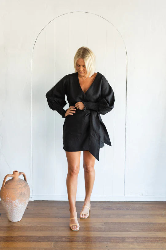 Coco Willow Dee Dress Black 6