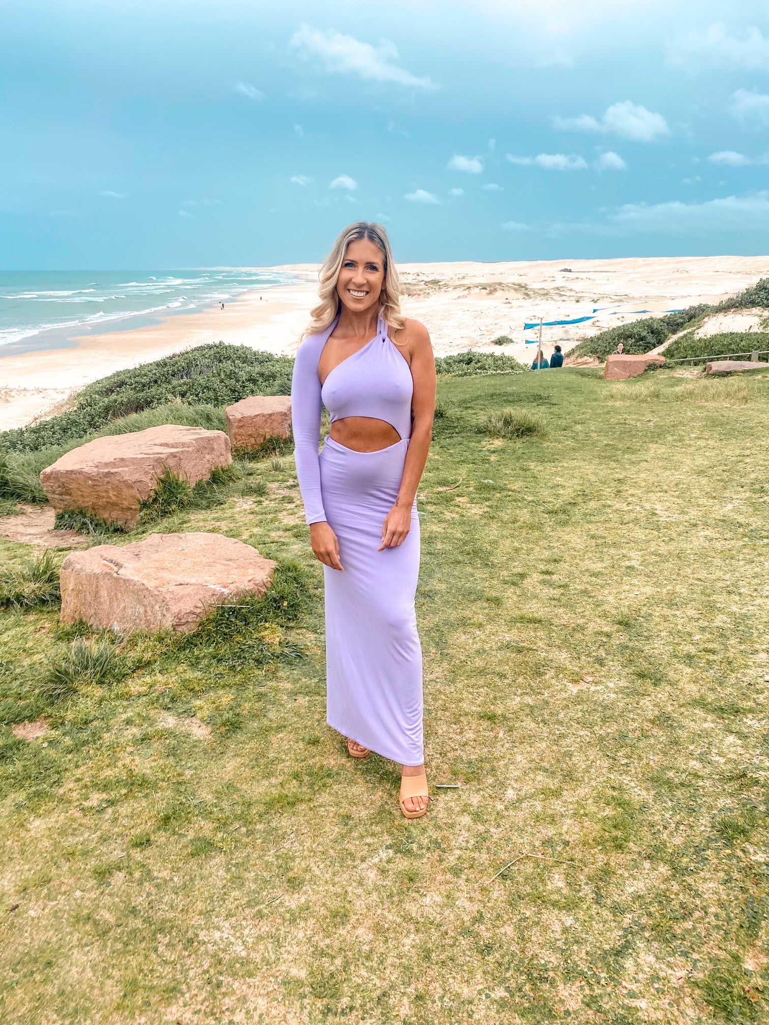 Natalie Rolt Victoria Dress Lilac Size 8