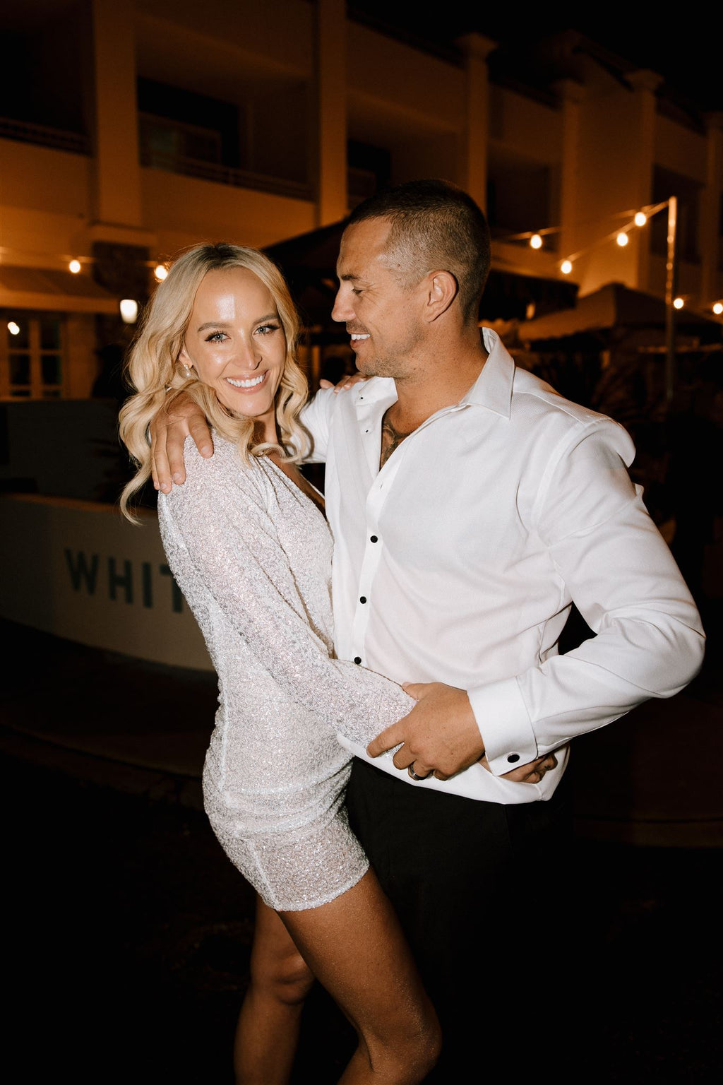 Winona Husk Asymmetrical Dress White Size 6