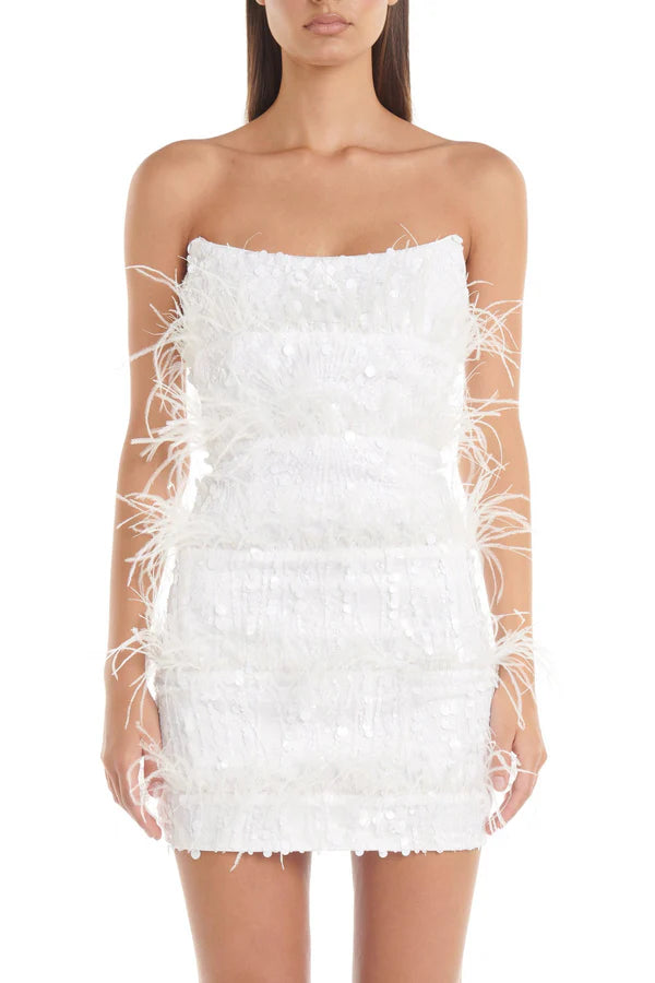Eliya The Label Tiffany Dress White Size 12