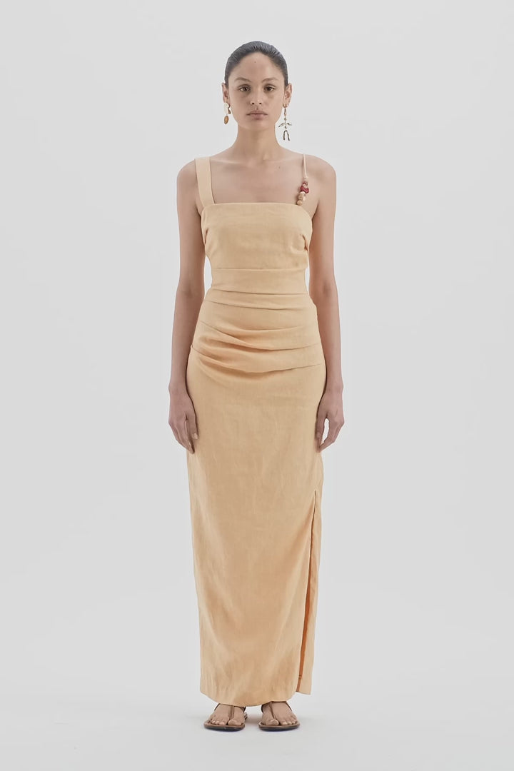 Sir The Label Antonia Beaded Midi Dress Size 12